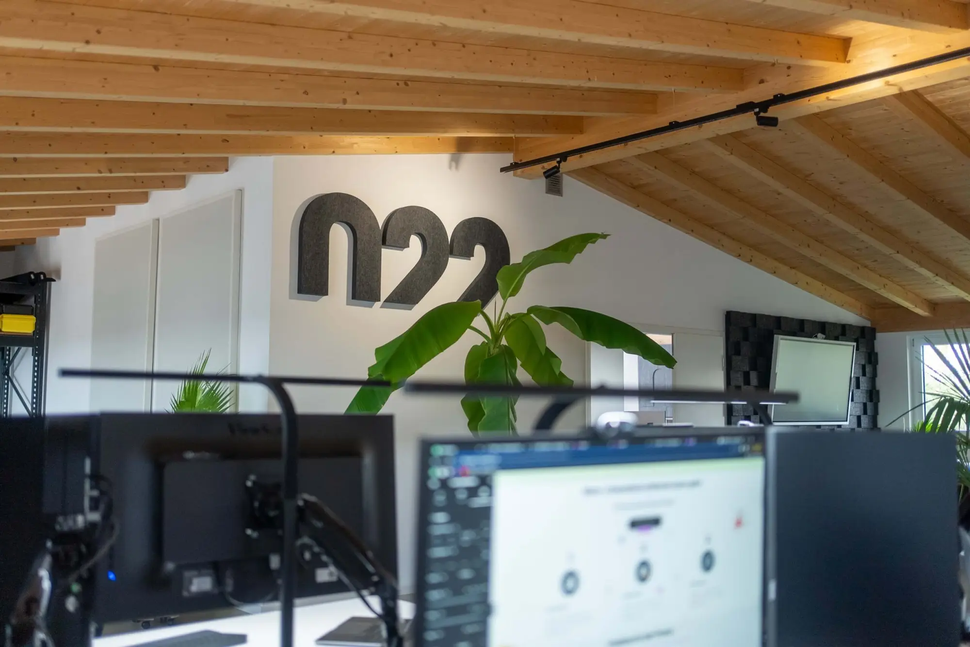 Arbeitsplatz im 022-Büro